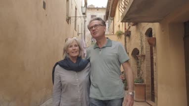 Retired Senior couple on vacation