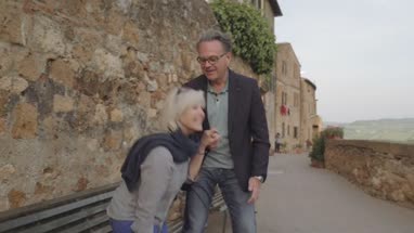 Senior couple on vacation