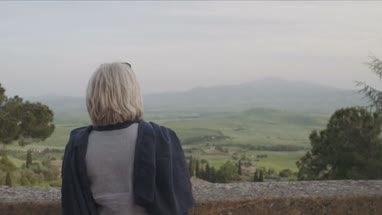 Senior woman taking photo with smart phone