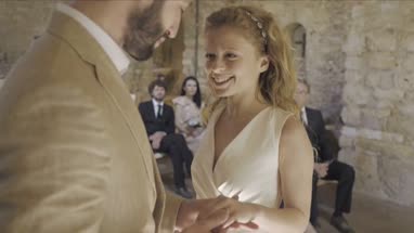 Bride and Groom getting married