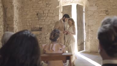 Bride and Groom getting married