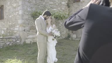 Bride and Groom having photos taken