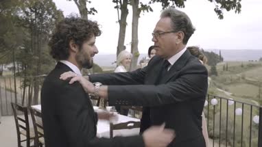 Family and friends celebrating marriage