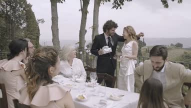 Brother giving gift to Bride