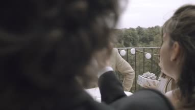 Bride and Groom posing for photo