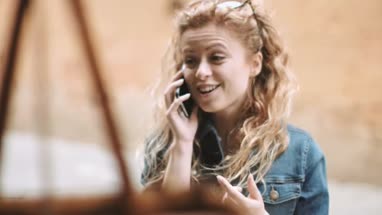 Young adult female window shopping