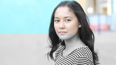 Portrait of young asian woman