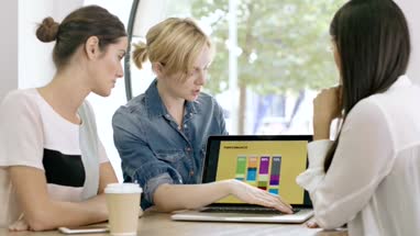 Women Working Together on presentation