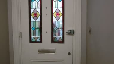 Daughter coming home from school