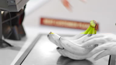 Grocery checkout scan