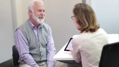 Female Medical Doctor explaining test results to patient