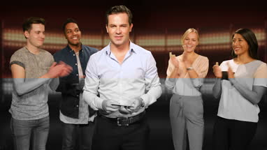 TV game show in recording studio