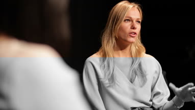 TV chat show in a recording studio