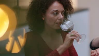Couple taking a selfie at a celebration