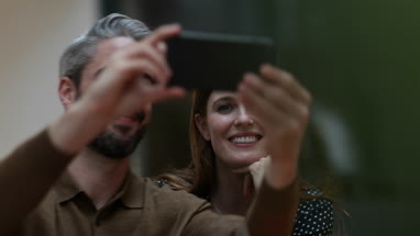 Couple drinking red wine together