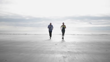 Senior Woman in a yoga class