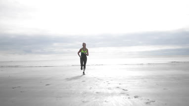 Senior couple in a yoga class