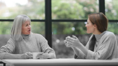 Senior couple online shopping