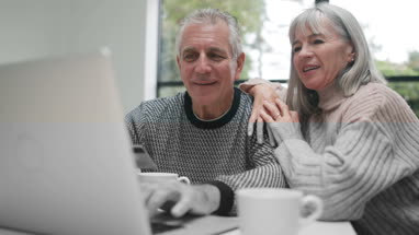 Senior businesswoman working in office