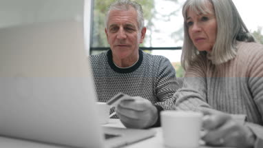 Senior businesswoman working in office
