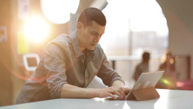 Millennials using technology