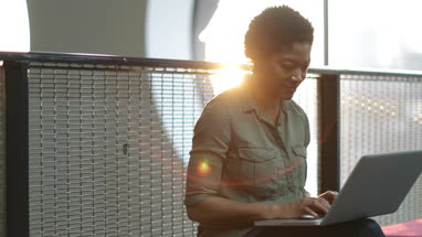 Millennials using technology