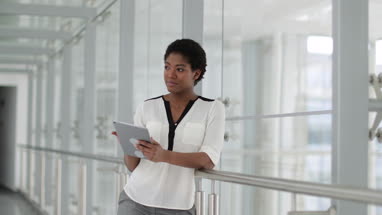 Portrait of African American businesswoman