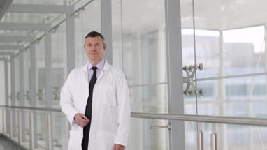 Portrait of a healthcare professional in a modern hospital