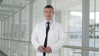 Portrait of a healthcare professional in a modern hospital