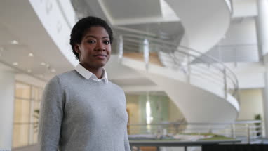 African American businesswoman planning her career