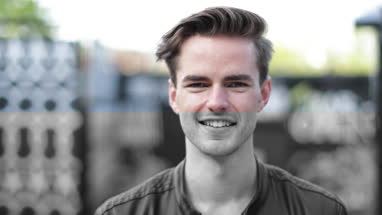 Portrait of Millennial male outdoors