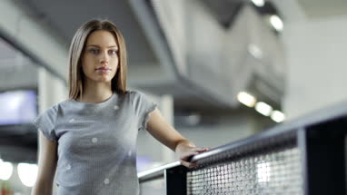 Portrait of female student