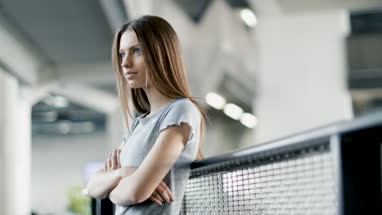 Portrait of female student