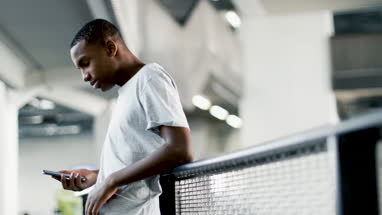 Portrait of African American male student