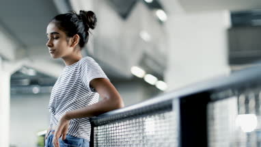 Portrait of female student