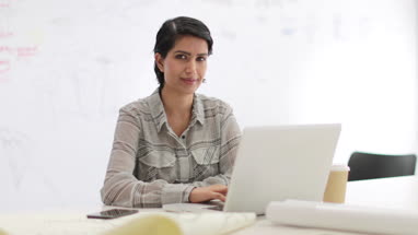 Portrait of Arabic businesswoman in an office